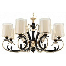 Подвесная люстра arte milano florentia-2237 302237-8 bk-gd
